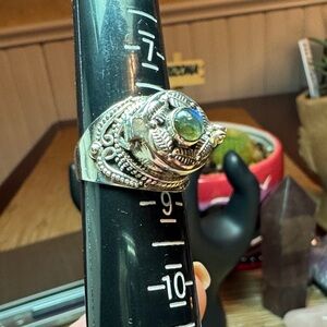 Sterling Silver Poison Ring Moonstone